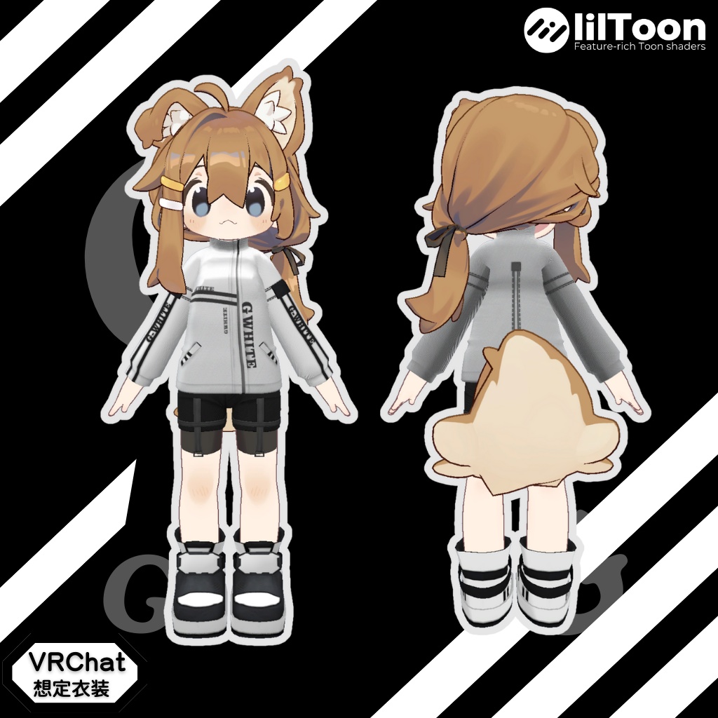 【まめひなた専用衣装】Gホワイト