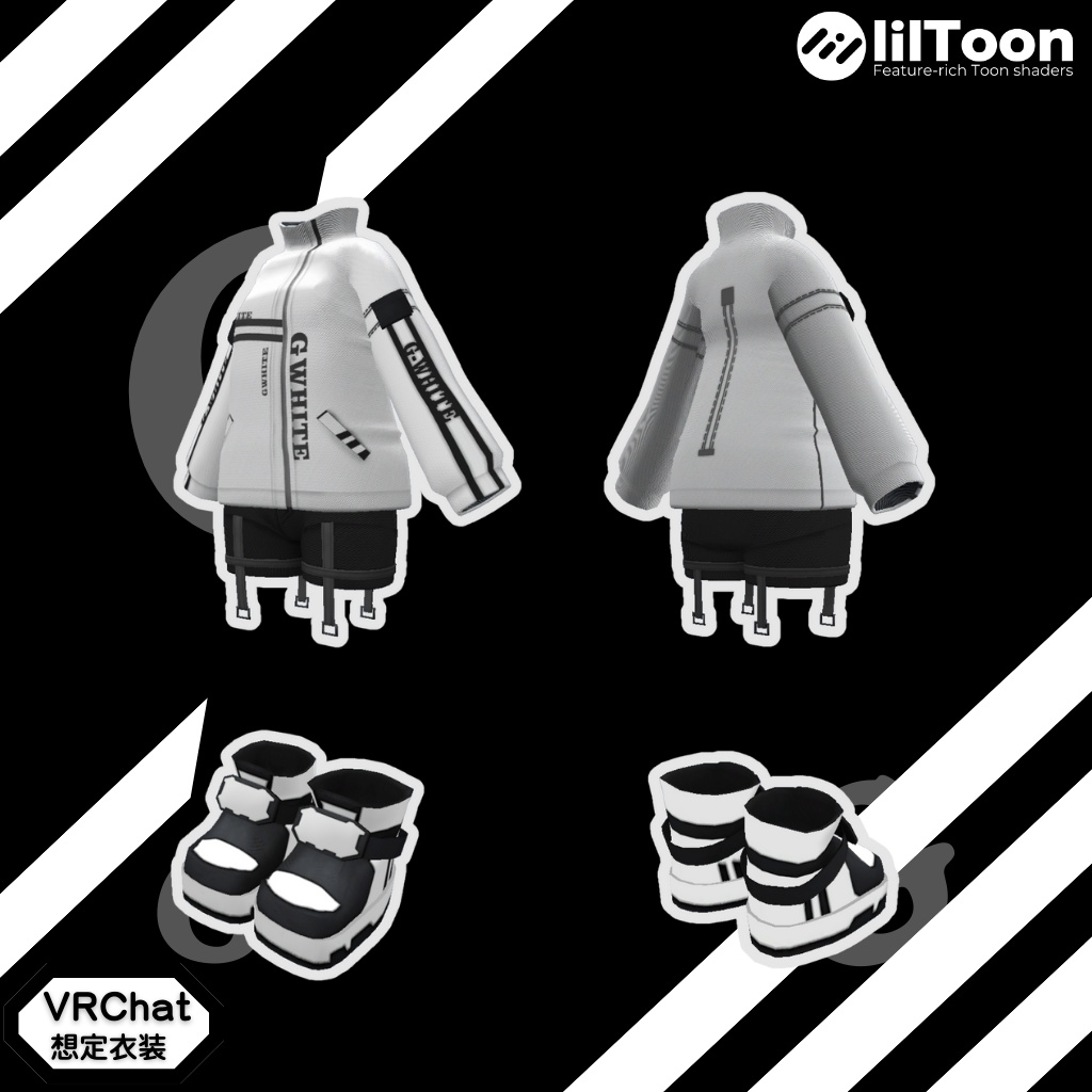 【まめひなた専用衣装】Gホワイト