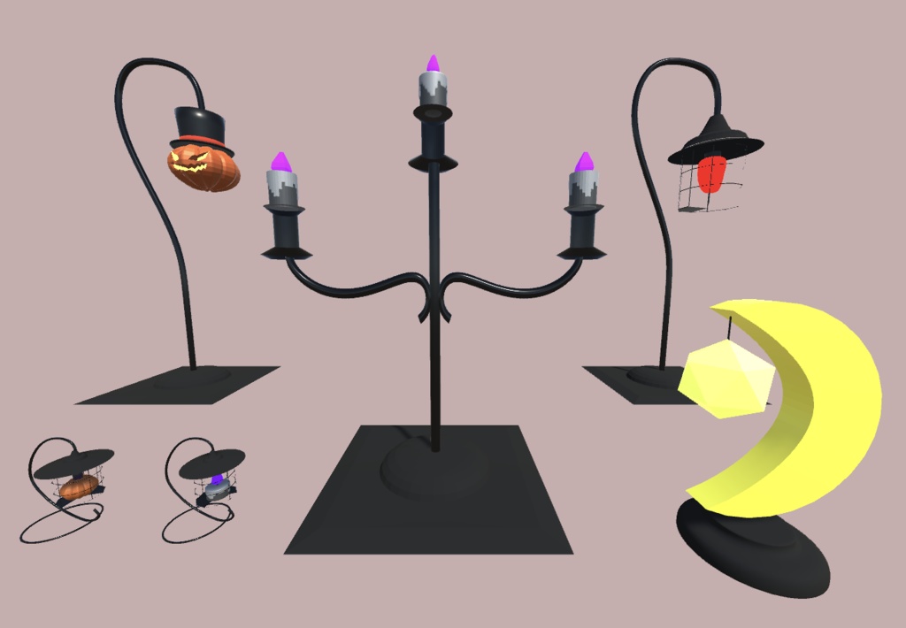 ハロウィンアイテム全31点セット&小道具セット