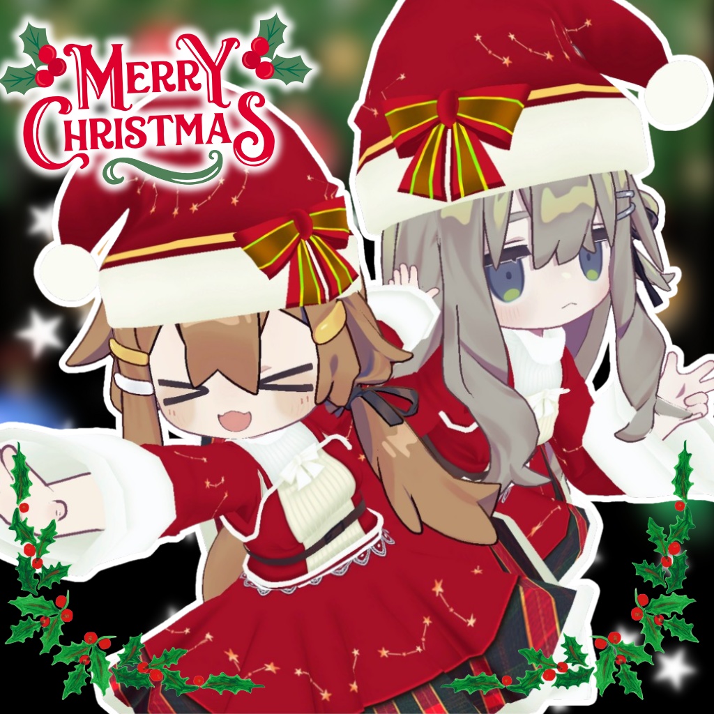 【まめひなた&キプフェルセット】ハッピークリスマス