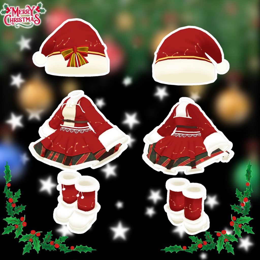 【まめひなた&キプフェルセット】ハッピークリスマス