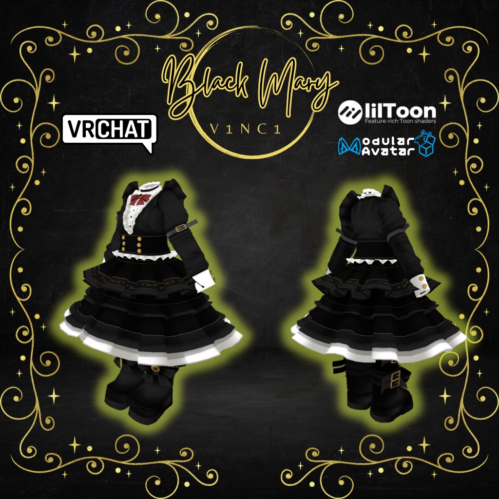 【キプフェル専用衣装】ブラックマリー