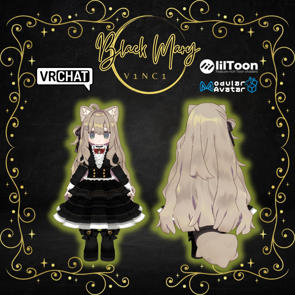 【キプフェル専用衣装】ブラックマリー