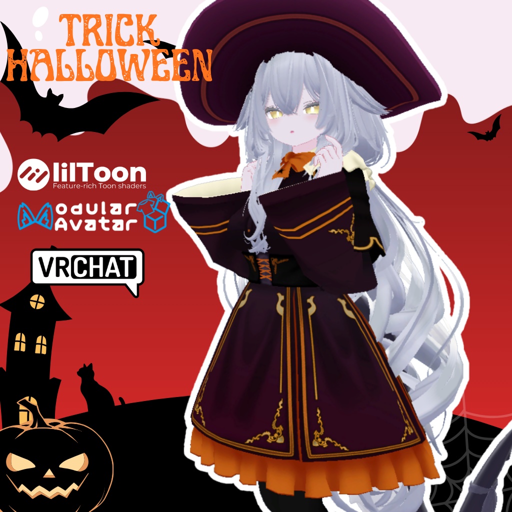 【ルルネ専用衣装】トリックハロウィン