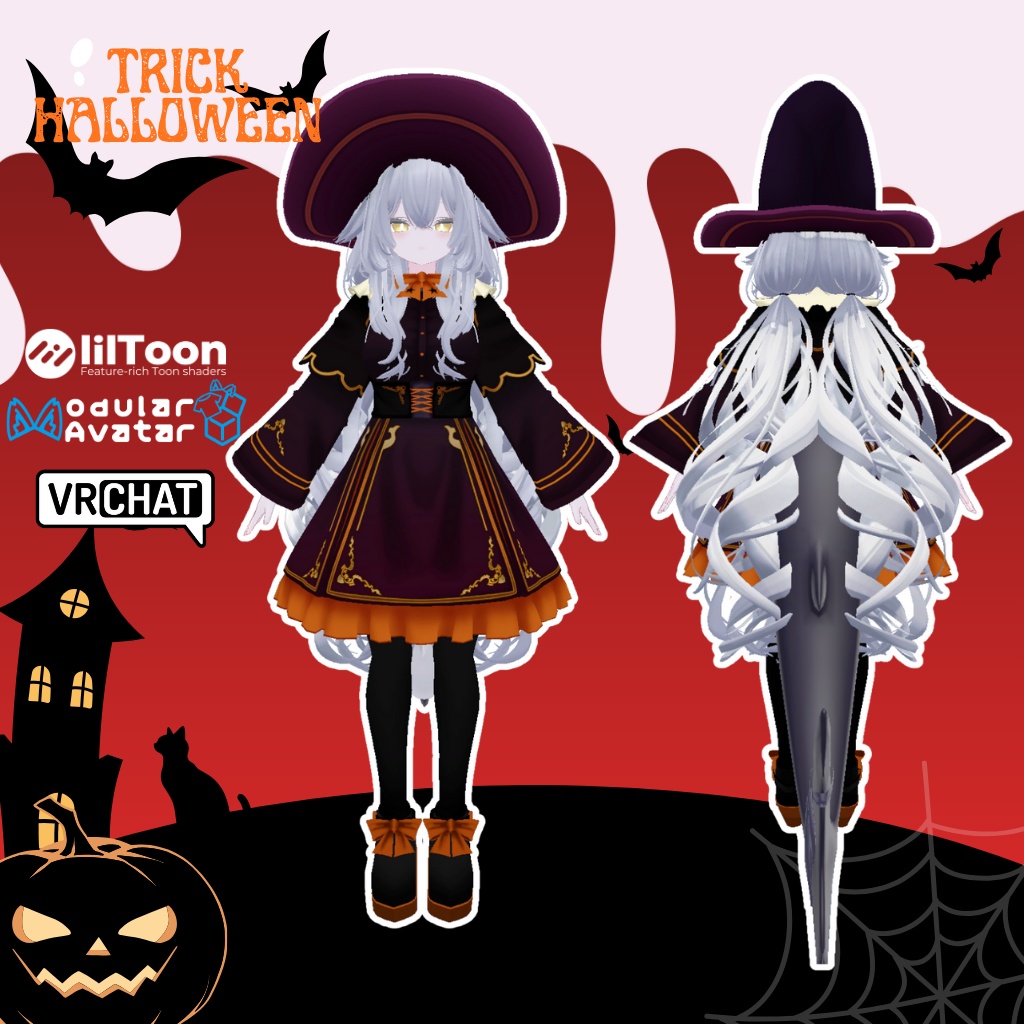 【ルルネ専用衣装】トリックハロウィン