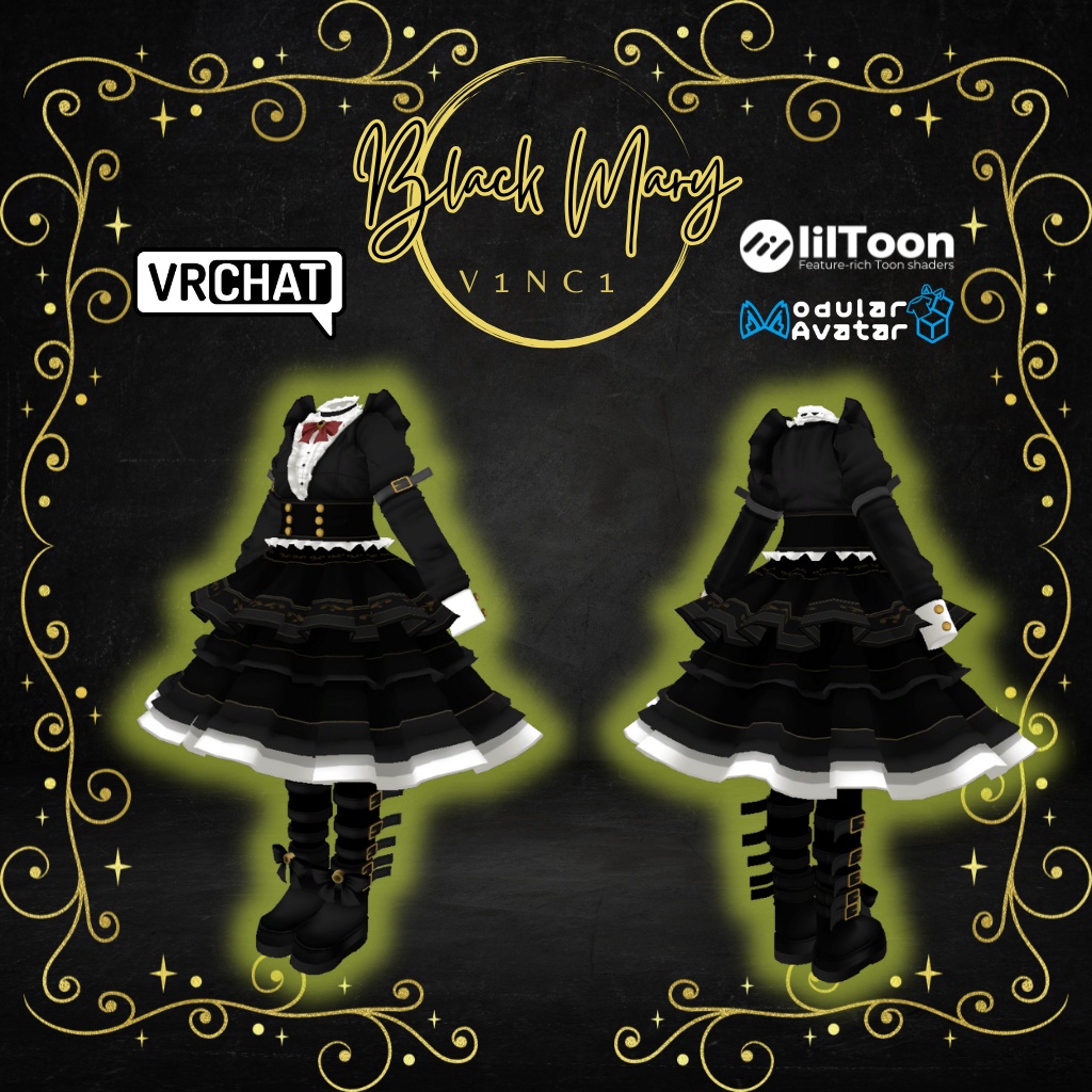 【ショコラ専用衣装】ブラックマリー