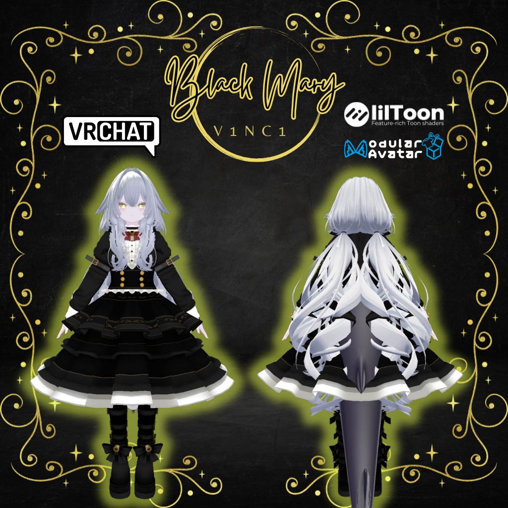 【ルルネ専用衣装】ブラックマリー