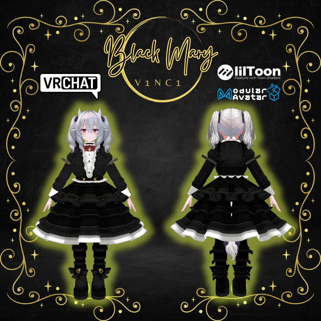 【ミルティナ専用衣装】ブラックマリー