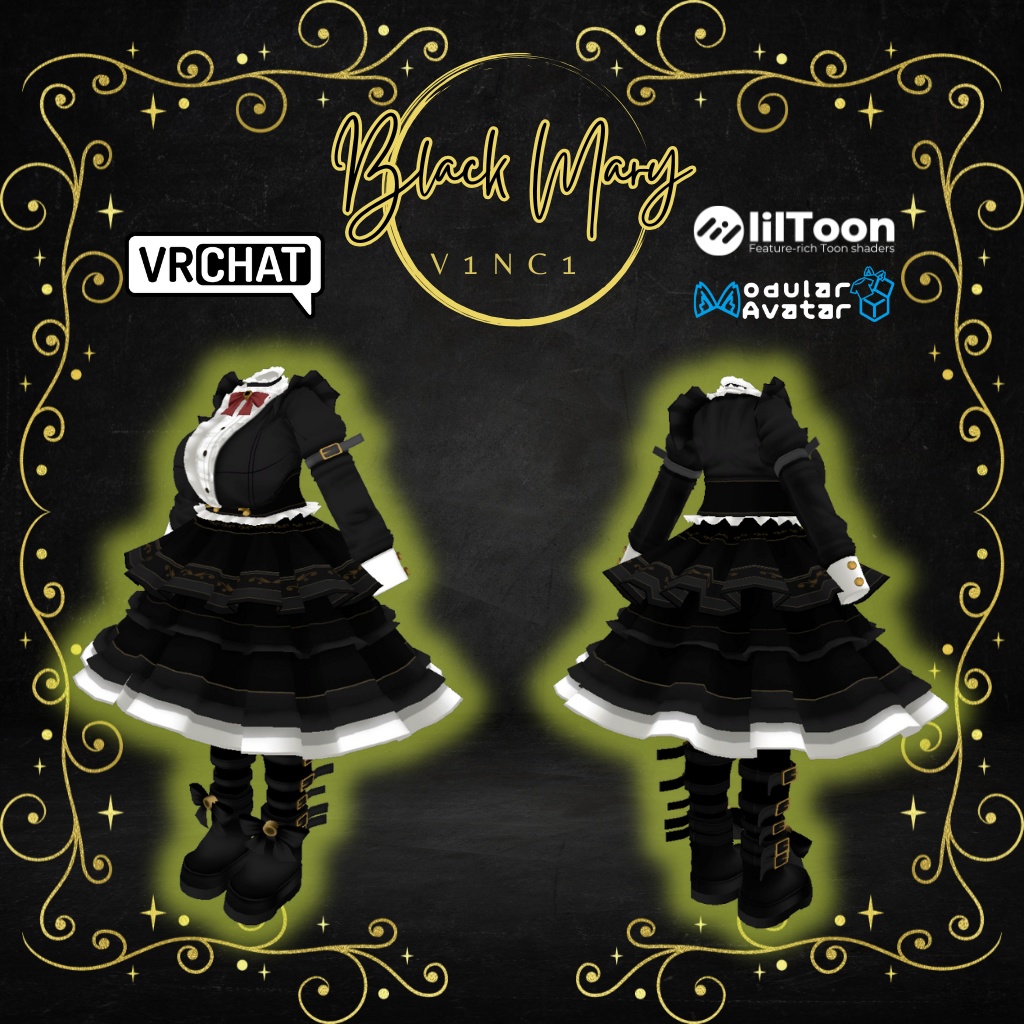 【ミルティナ専用衣装】ブラックマリー