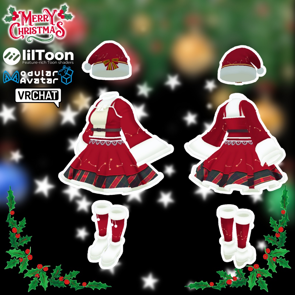 【ルルネ専用衣装】ハッピークリスマス