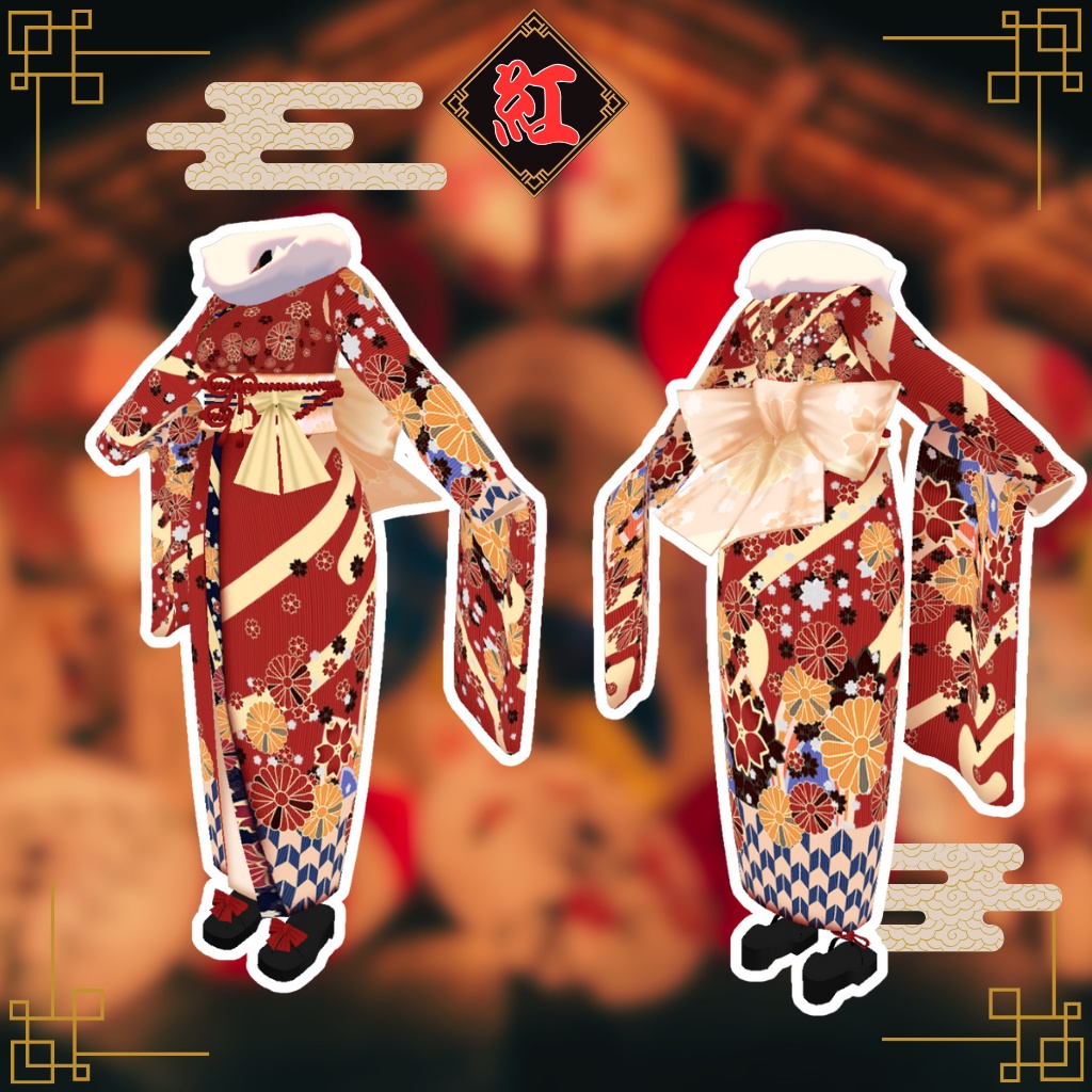 【ルルネ専用衣装】紅