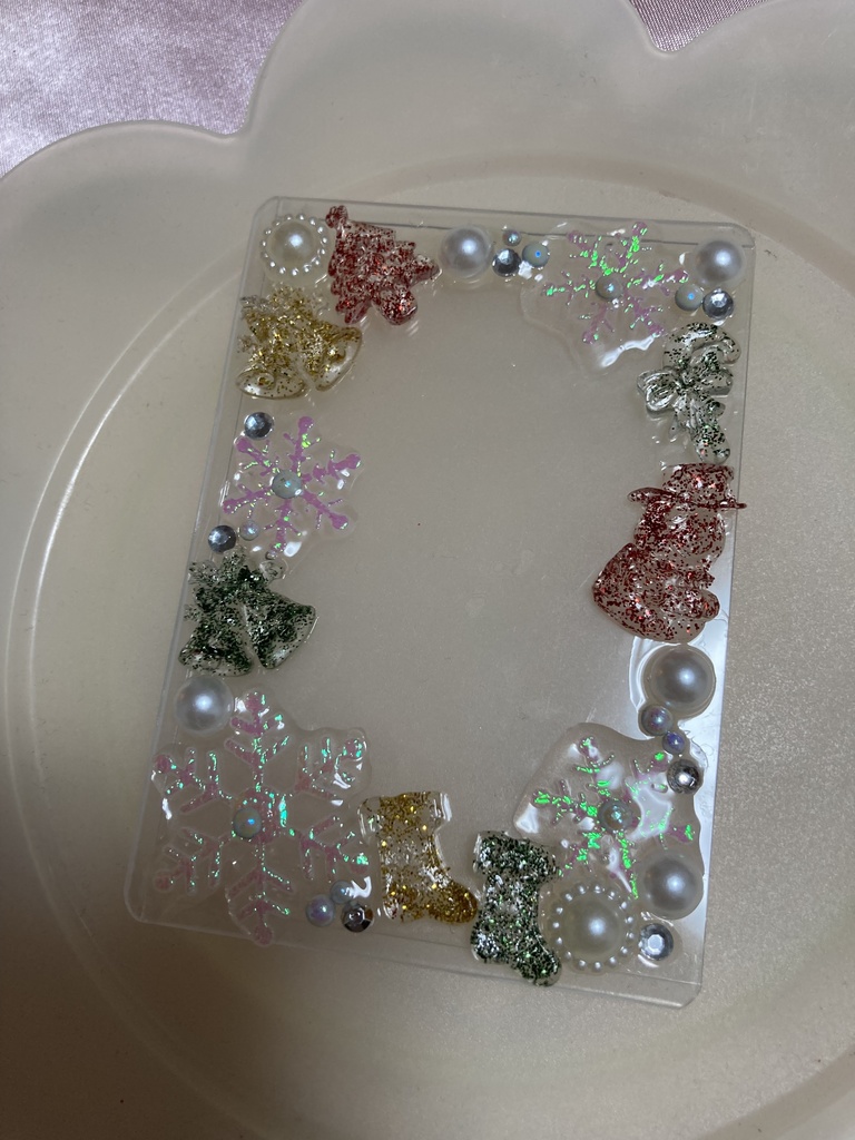 硬質ケースデコ クリスマスC