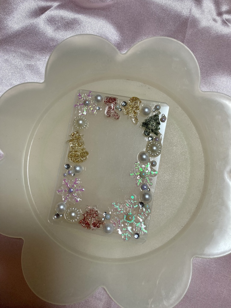 硬質ケースデコ クリスマス D