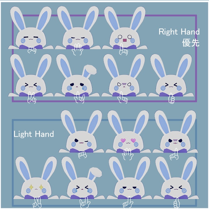 【VRC向けアバター】ドヤうさアバター【Quest,VRM対応】