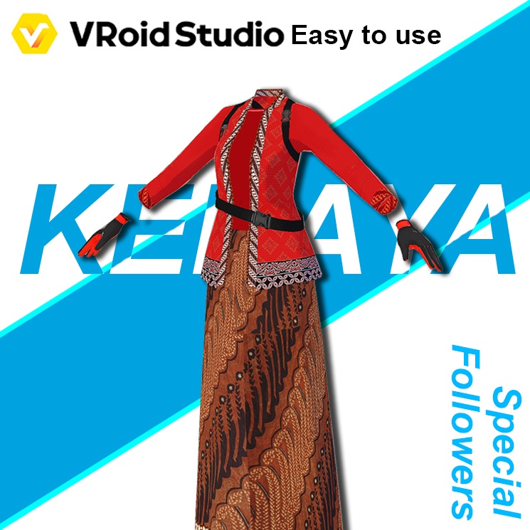 [ Dress + Bottoms ] Kebaya Dress