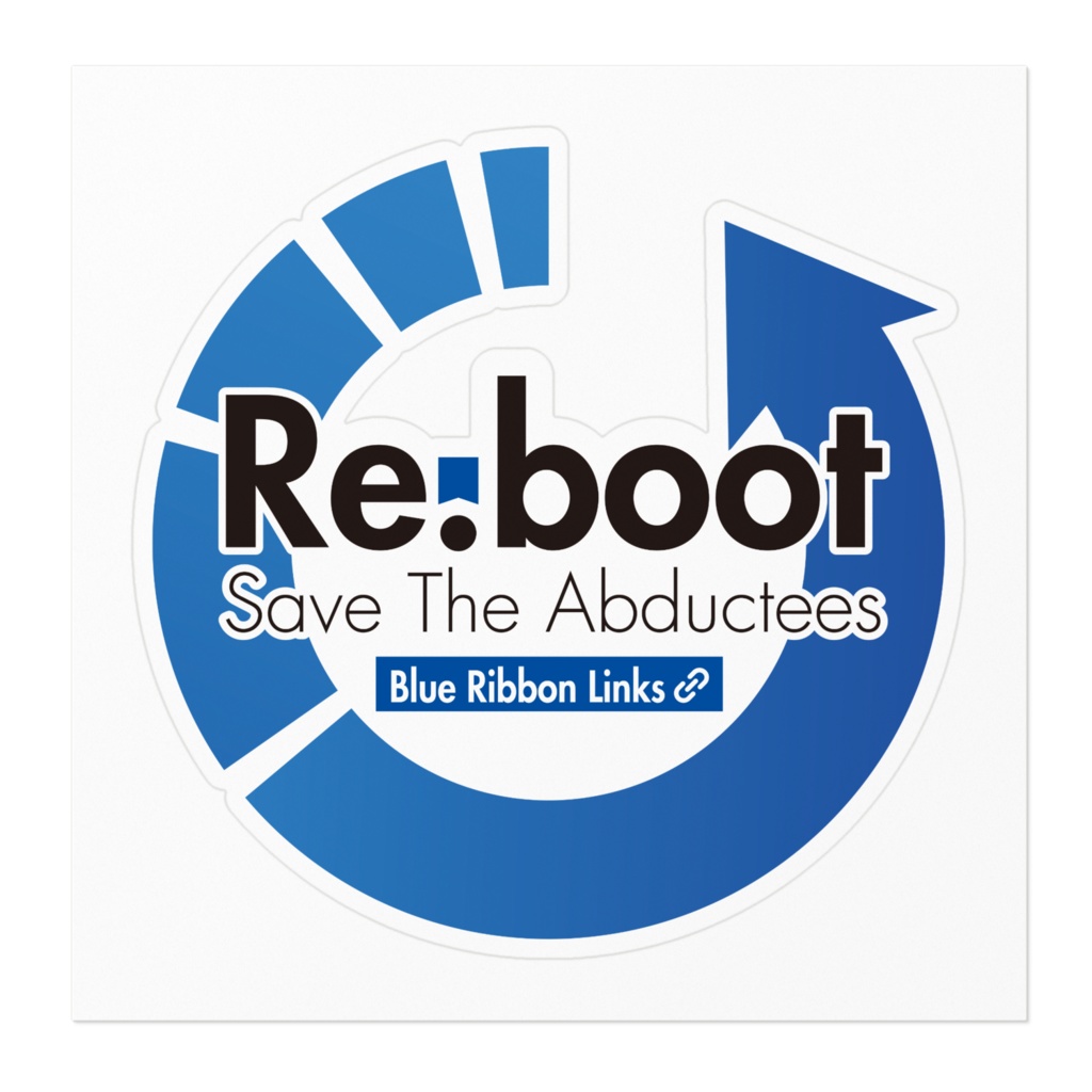 Re:bootステッカー(白フチver.)