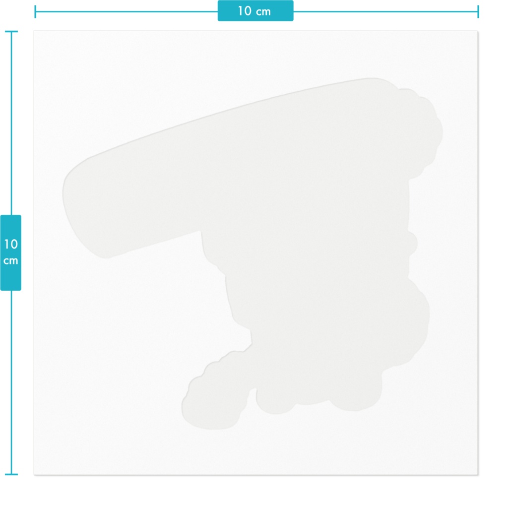 【月白うる】スプラ風ステッカー