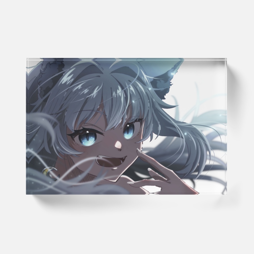 【月白うる】二周年記念アクリルブロック