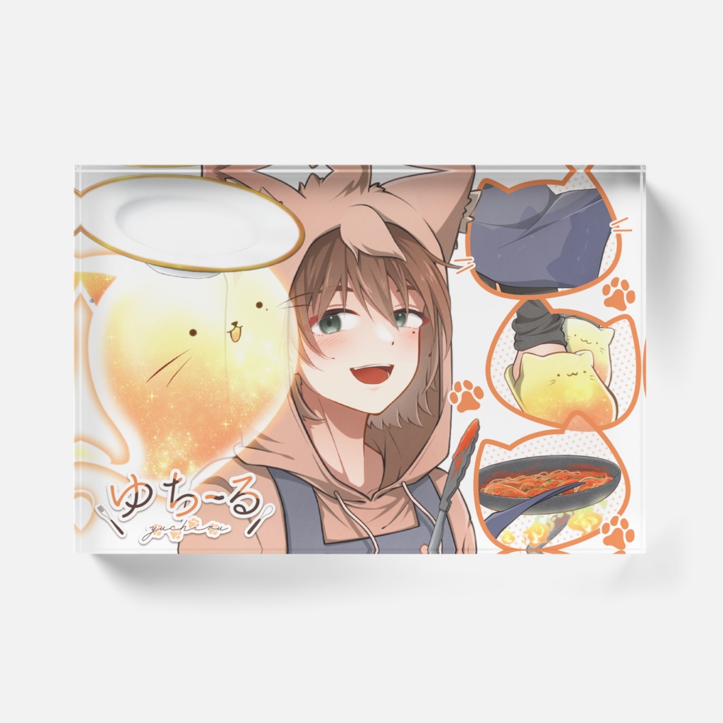 【ゆちる】立ち絵イラストアクリルブロック