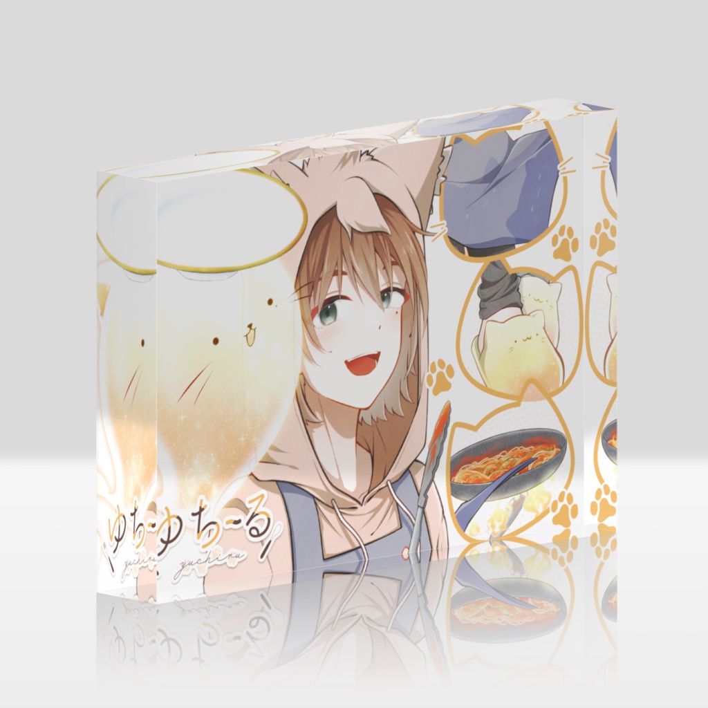 【ゆちる】立ち絵イラストアクリルブロック