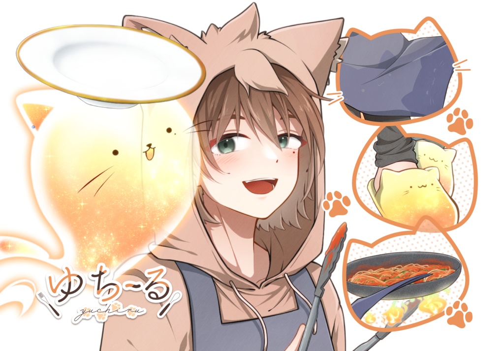 【ゆちる】立ち絵イラストアクリルブロック