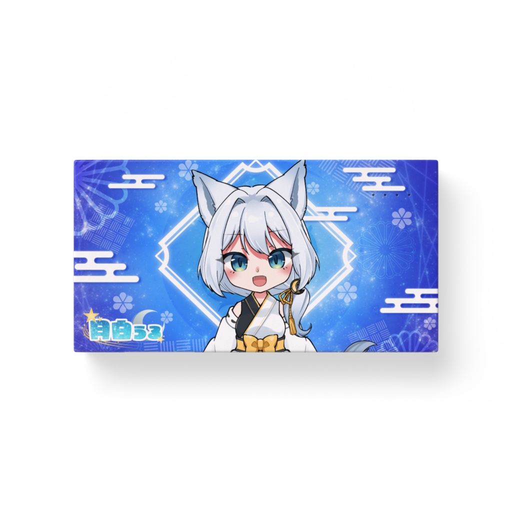 【月白うる】ミニキャラ衣装(和風)モバイルバッテリー