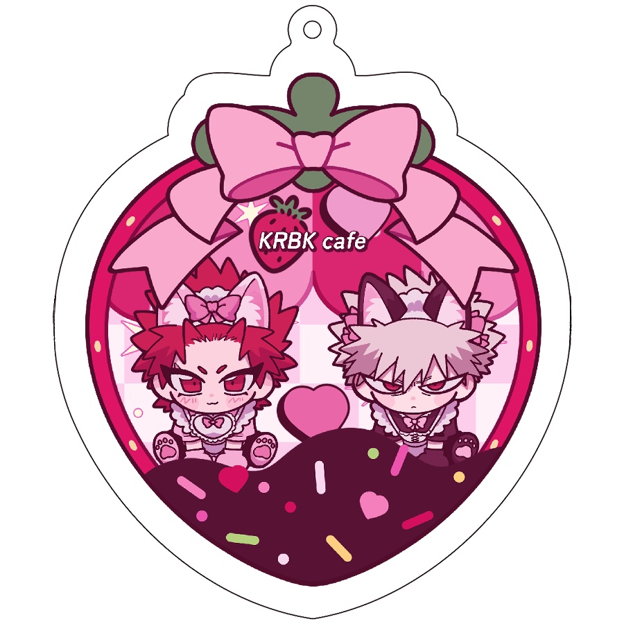 KRBK cafe いちごのシャカシャカアクキー