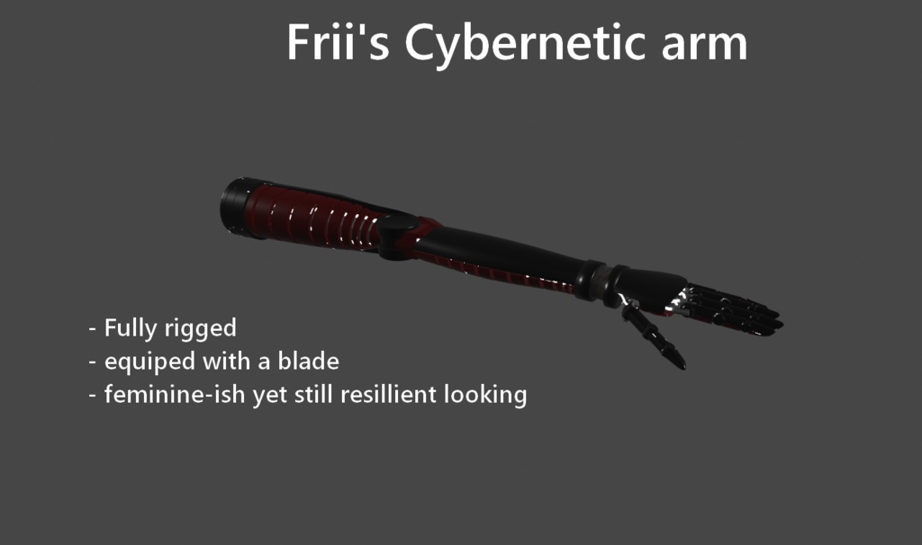 Frii's Cybernetic arm - - - - - - Prosthetic arm