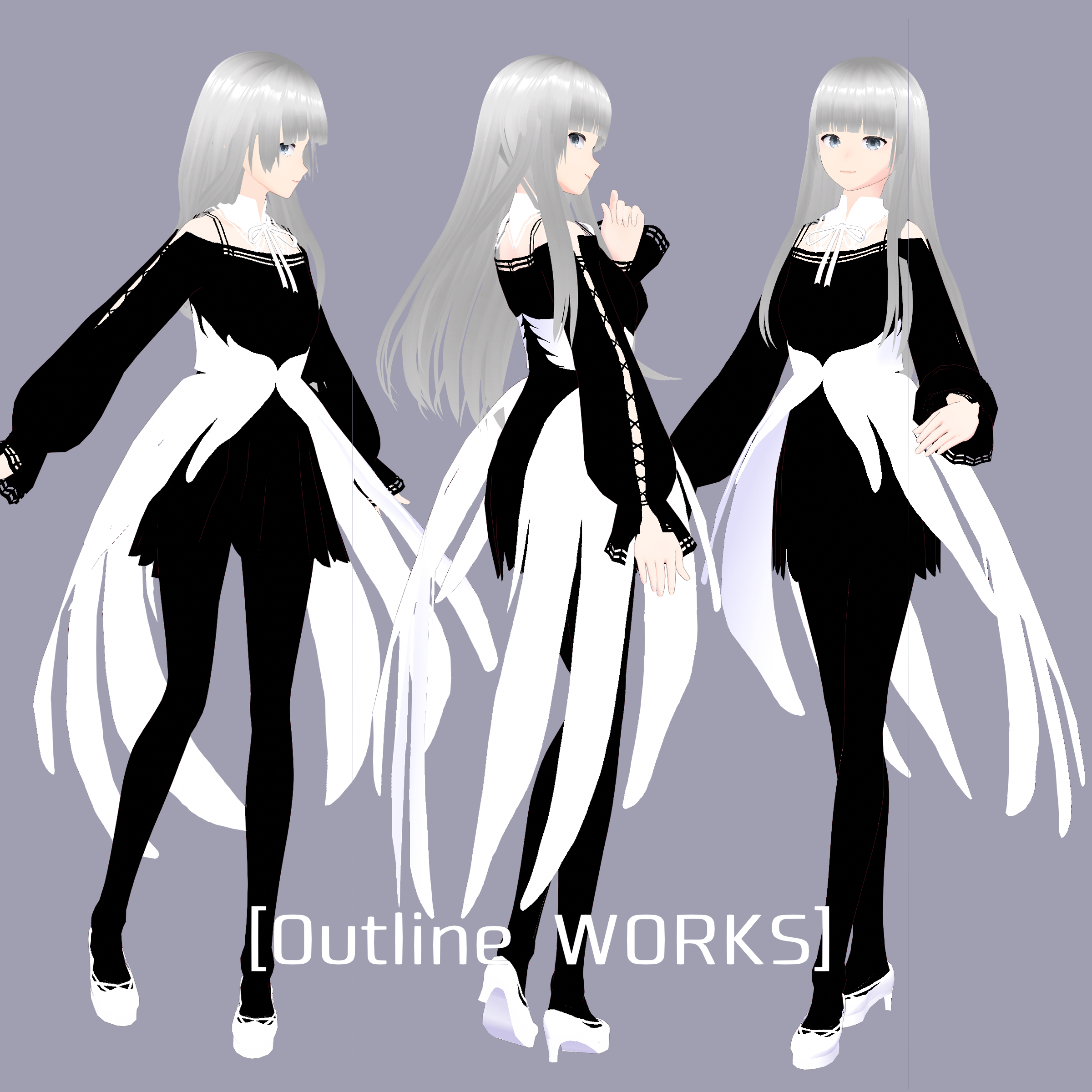 【outline works】01　VRM＆VROID