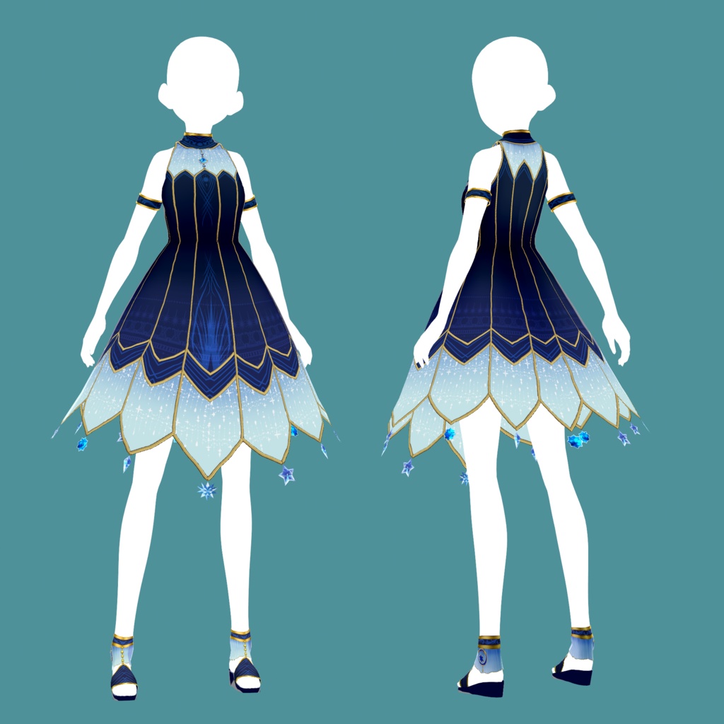 VRoid Custom Item「スターオーダーセット/Star Order Set」