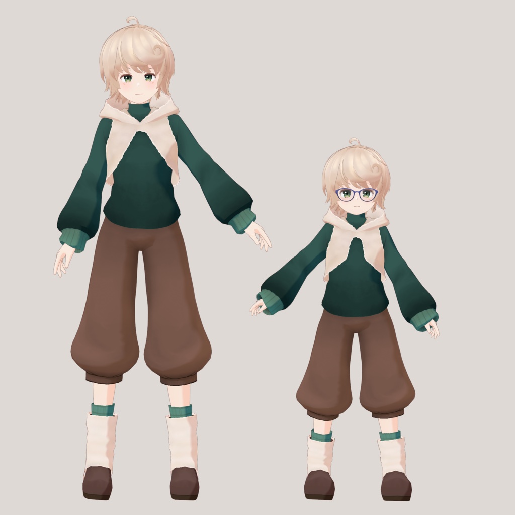 VRoid Custom Item「ちるあうとセット/Chill Out Set」