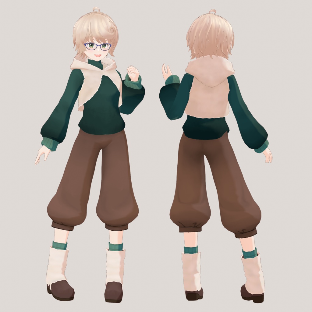 VRoid Custom Item「ちるあうとセット/Chill Out Set」