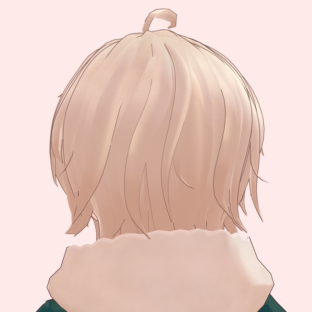 VRoid Hair & Texture「くるりんショート/Curly Short」