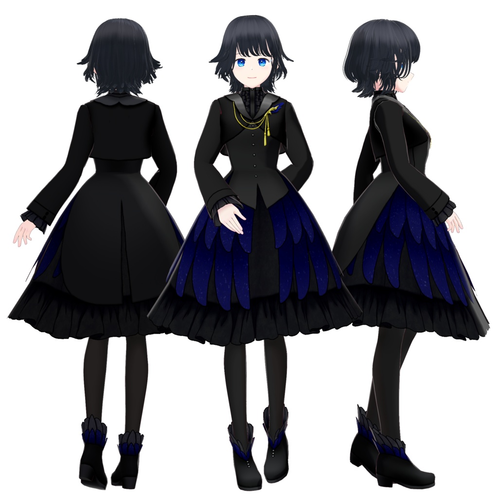 VRoid Custom Item「フェザレット/Featherette」