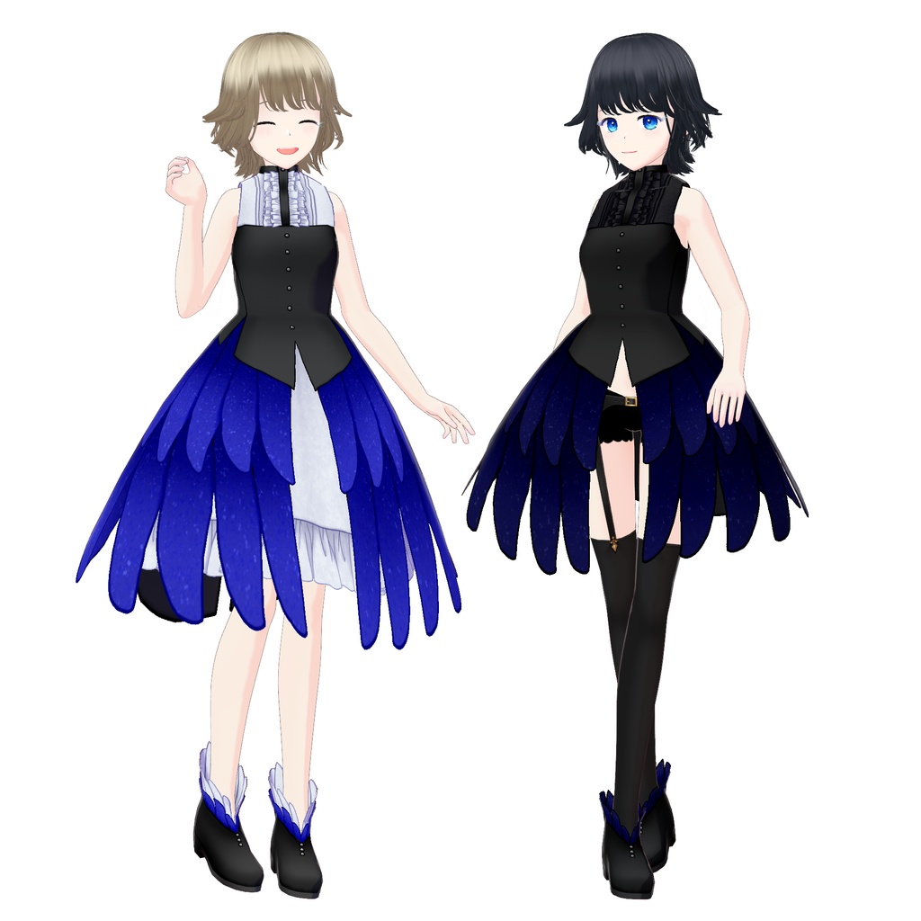 VRoid Custom Item「フェザレット/Featherette」