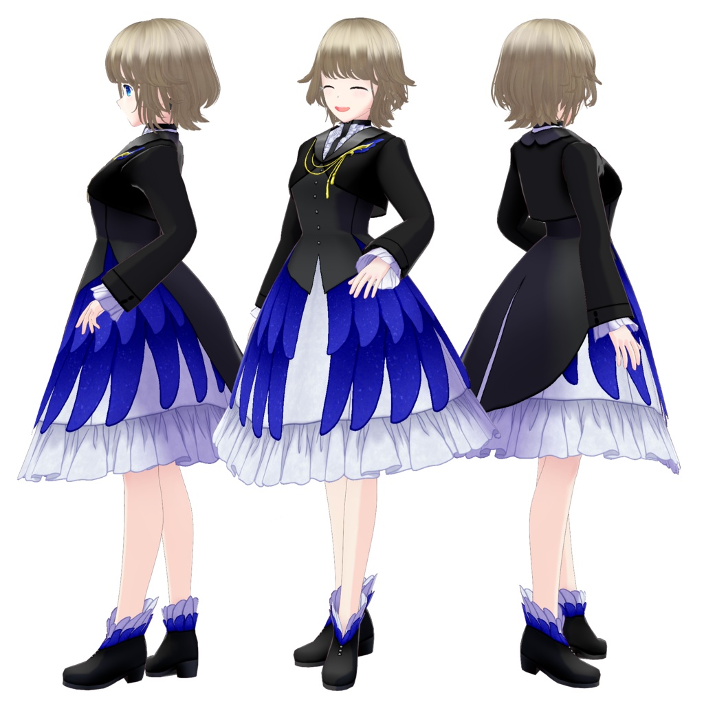 VRoid Custom Item「フェザレット/Featherette」