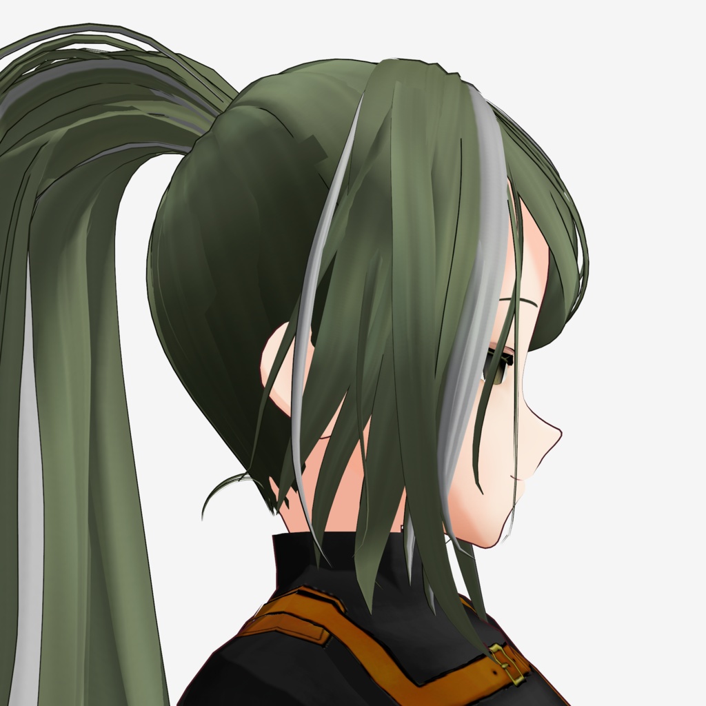 VRoid Hair Custom Item「ゆらぎポニテ/Yuragi Ponytail」