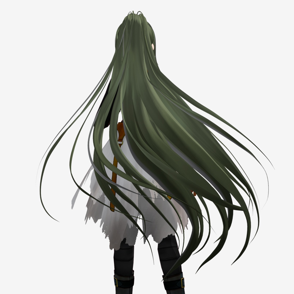 VRoid Hair Custom Item「ゆらぎポニテ/Yuragi Ponytail」