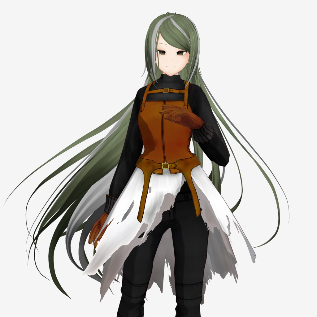 VRoid Hair Custom Item「ゆらぎポニテ/Yuragi Ponytail」