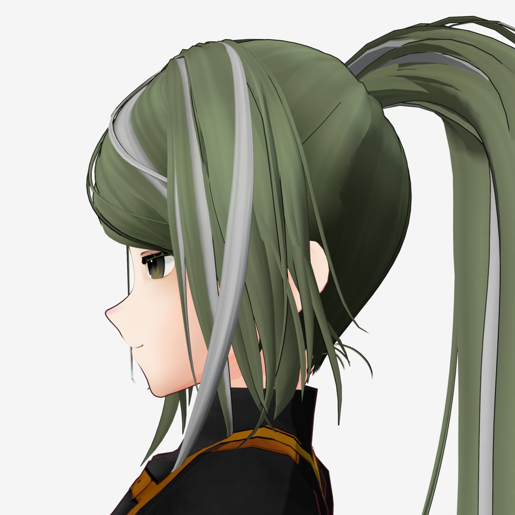 VRoid Hair Custom Item「ゆらぎポニテ/Yuragi Ponytail」