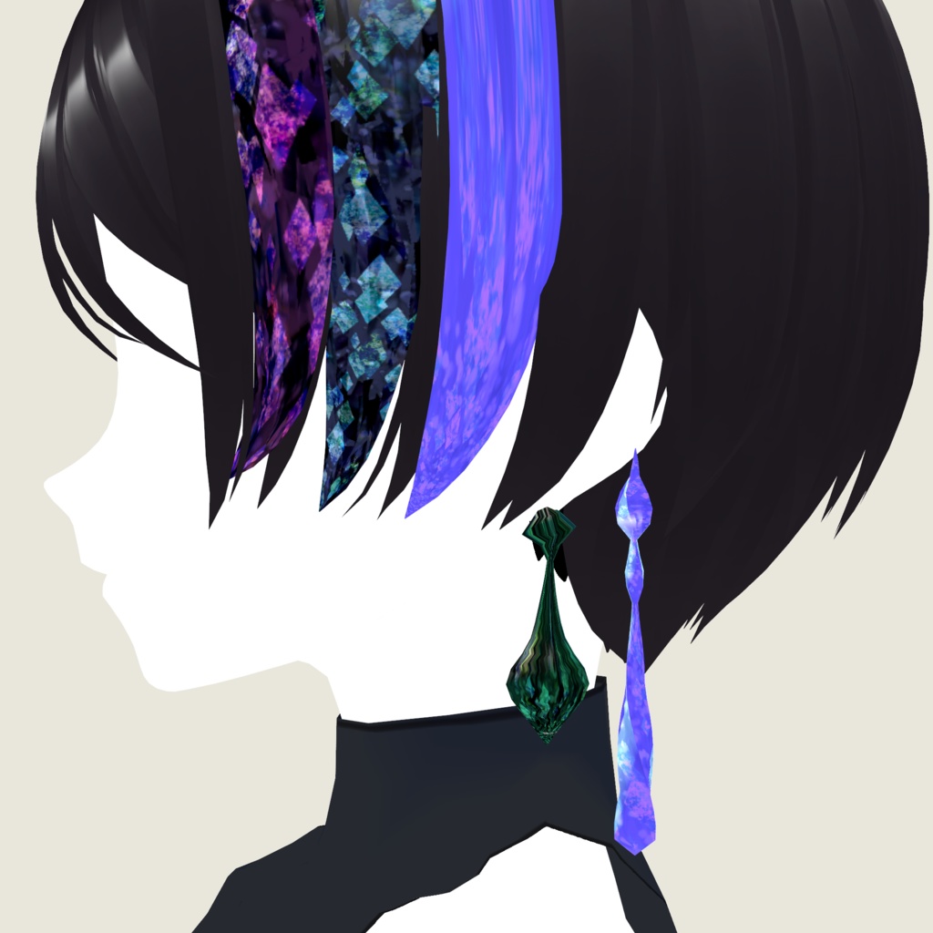 VRoid Hair Texture【ジュエルブライト/Jewel Bright】