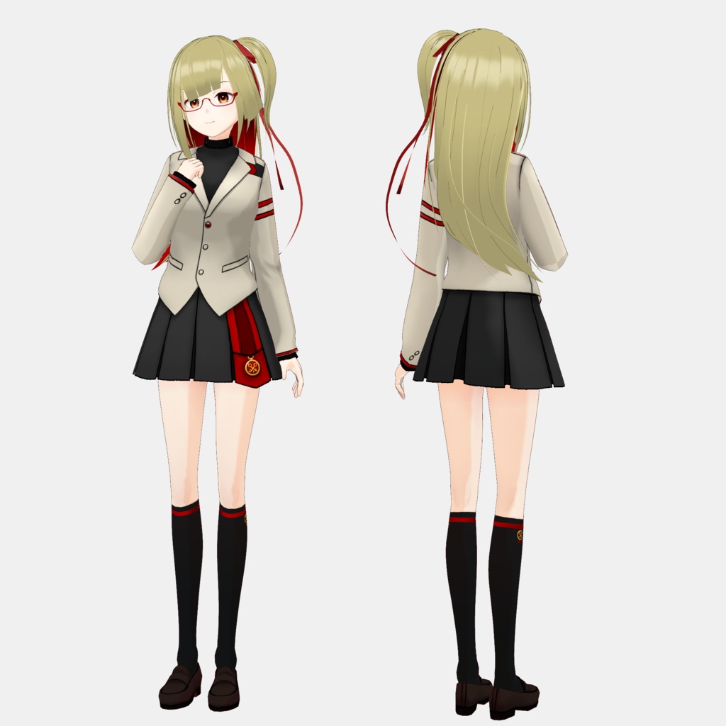 VRoid Custom Item「槙島さんの制服セット/Makishima's Uniform Set」