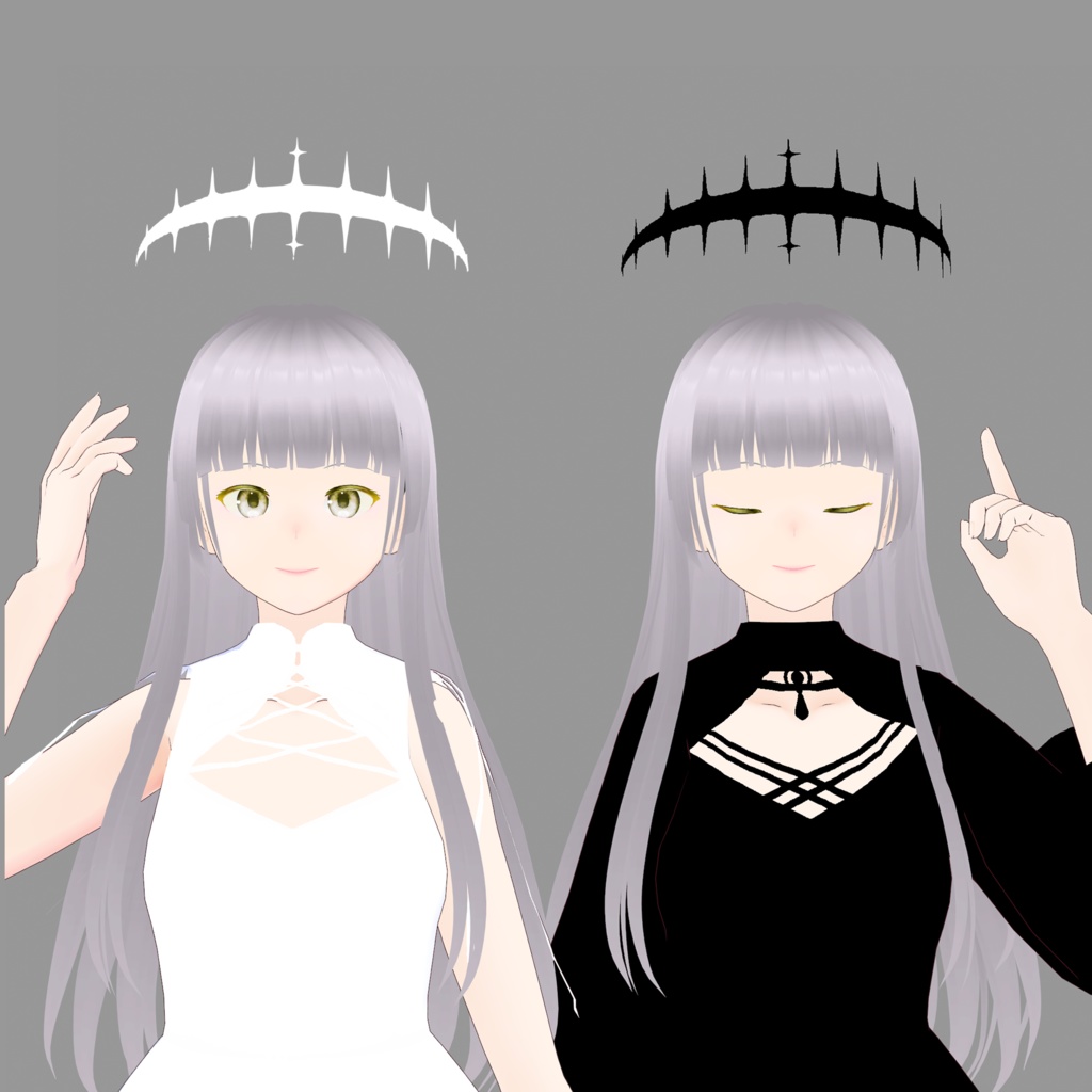 【outline works】09 VRM Model/Outfit Custom Items