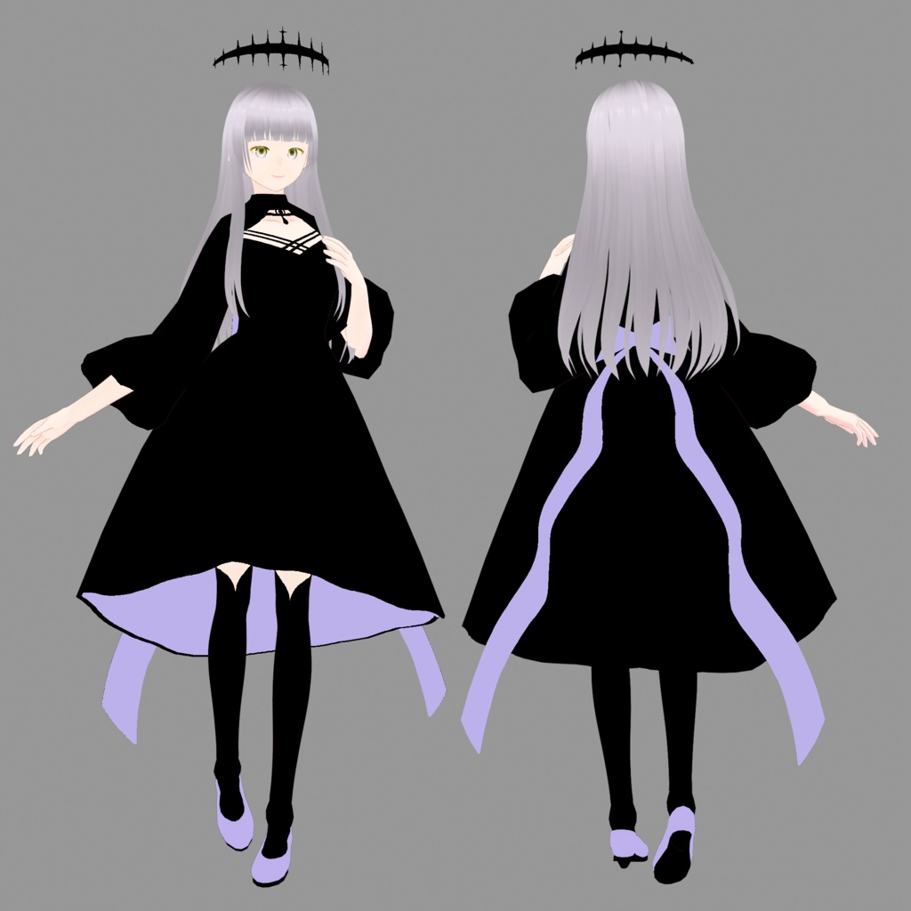 【outline works】09 VRM Model/Outfit Custom Items