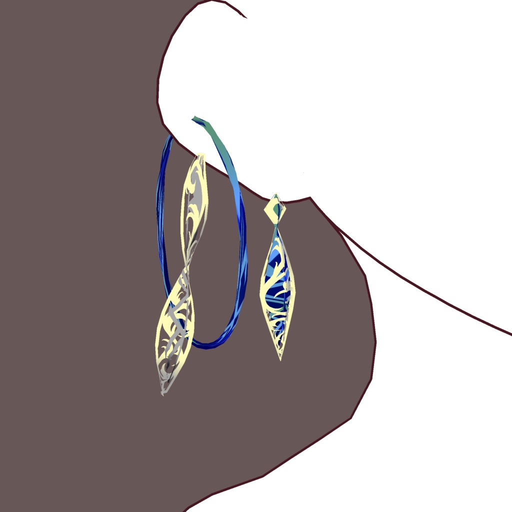 VRoid Hair Texture【Amulet】