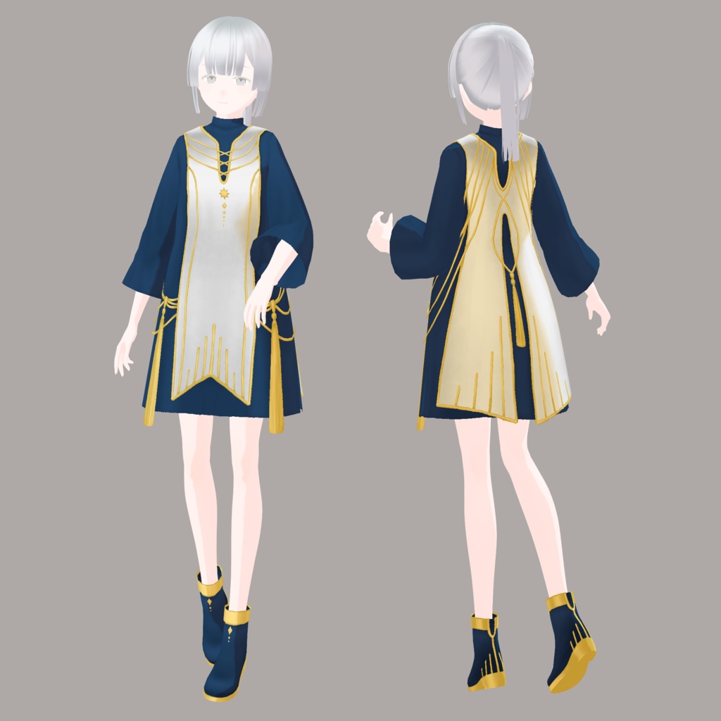 Vtuberオリジナル楽曲イメージ衣装「星 -Hoshi-」