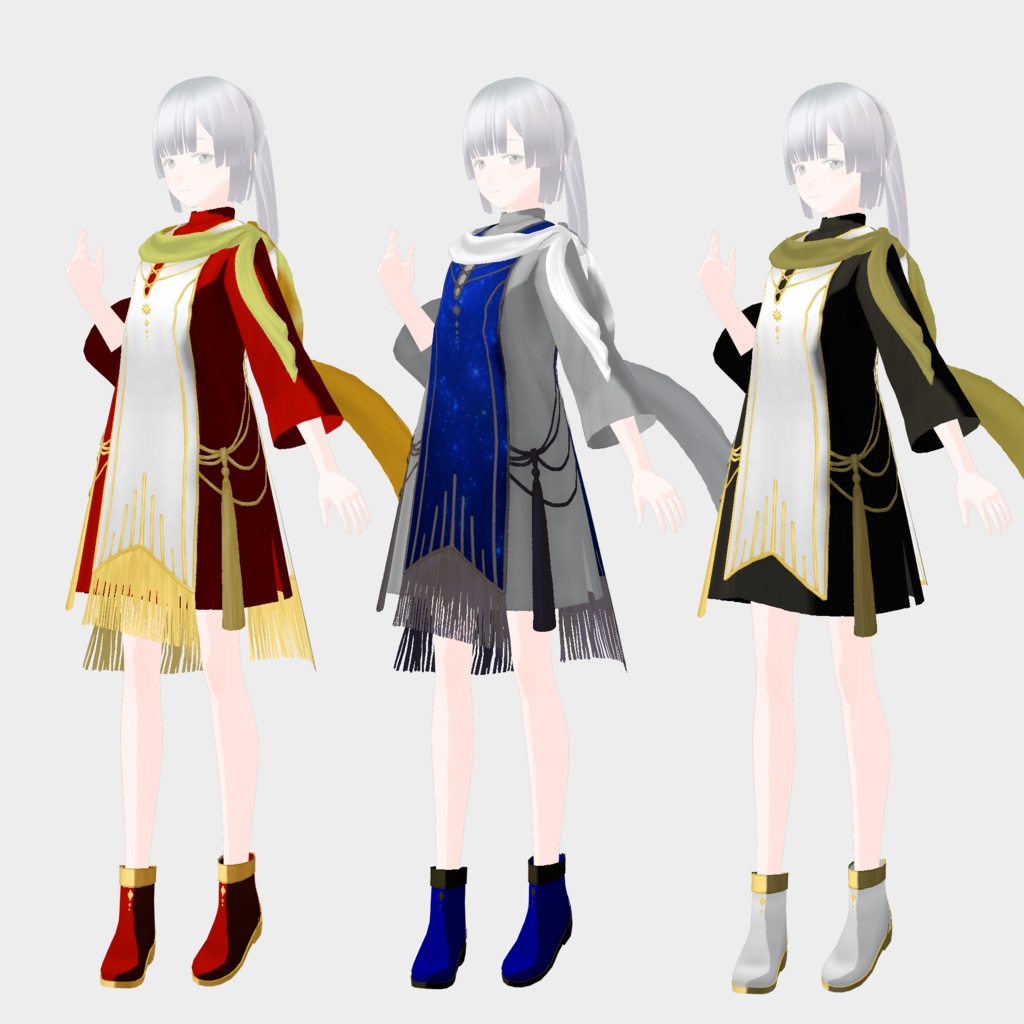 Vtuberオリジナル楽曲イメージ衣装「星 -Hoshi-」