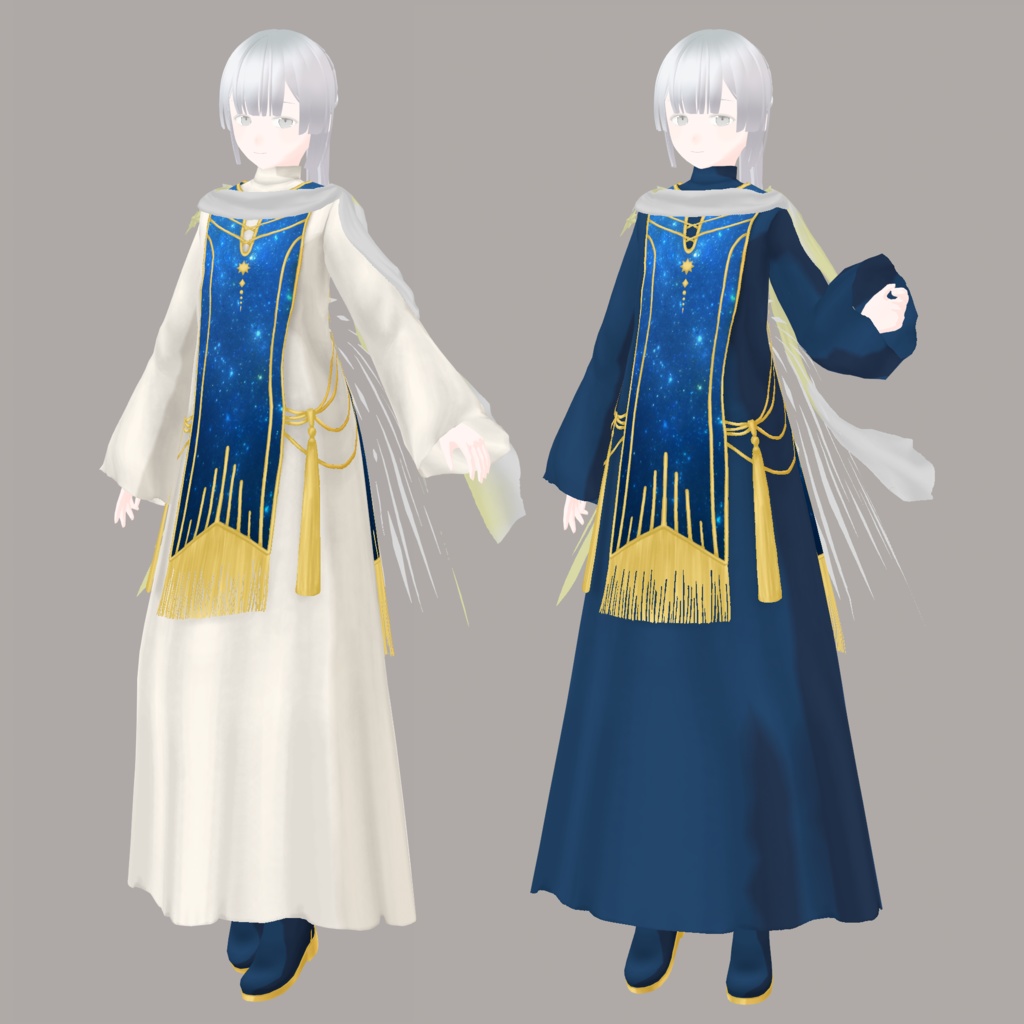 Vtuberオリジナル楽曲イメージ衣装「星 -Hoshi-」