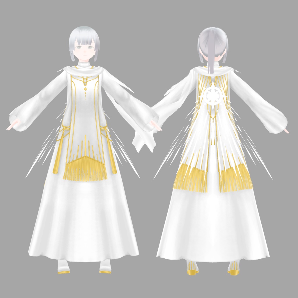 Vtuberオリジナル楽曲イメージ衣装「星 -Hoshi-」