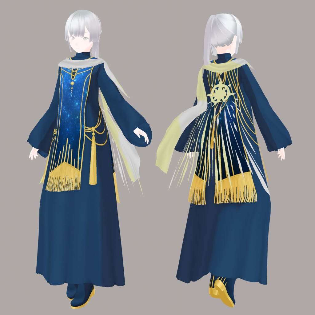 Vtuberオリジナル楽曲イメージ衣装「星 -Hoshi-」